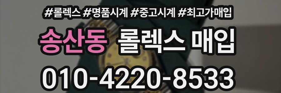 송산동 롤렉스 매입