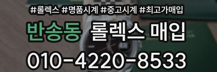 반송동 롤렉스 매입