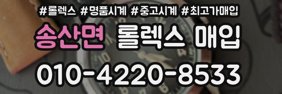 송산면 롤렉스 매입