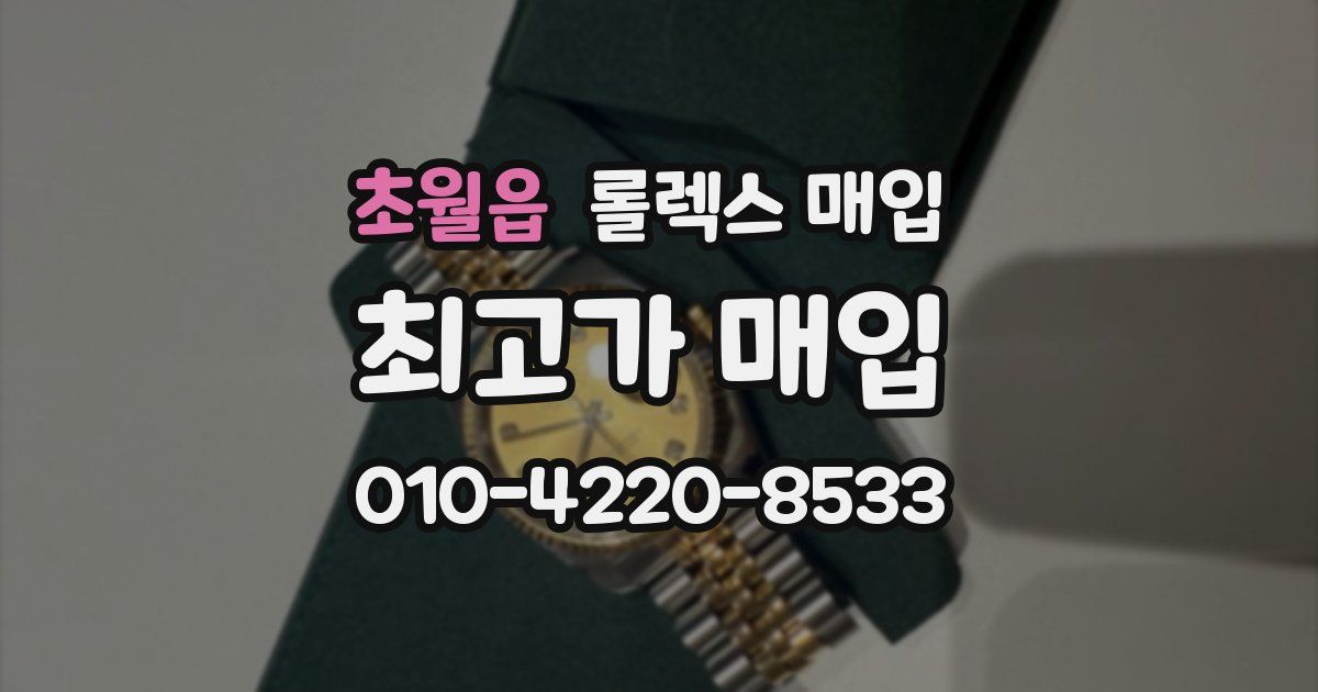초월읍 롤렉스 매입