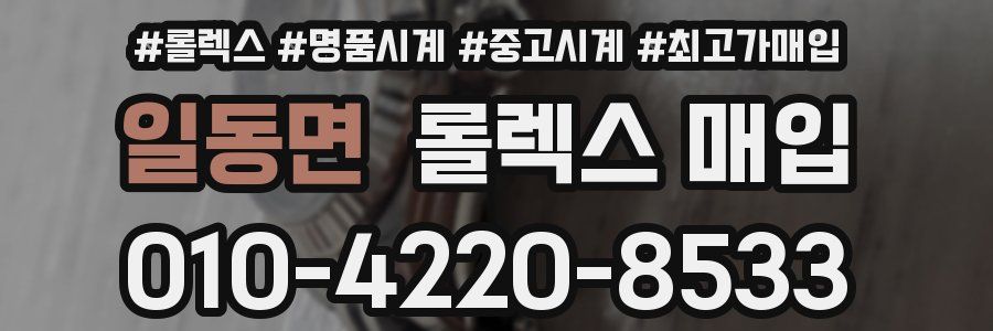 일동면 롤렉스 매입