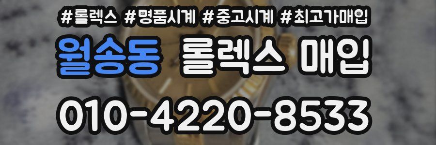 월송동 롤렉스 매입