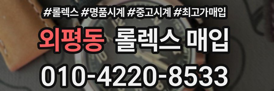 외평동 롤렉스 매입