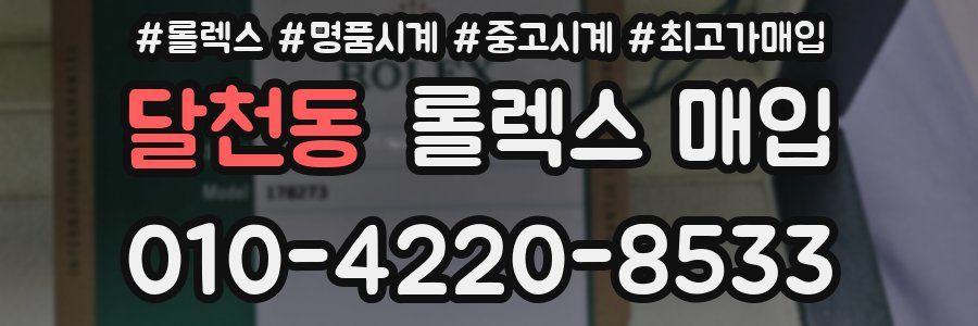 달천동 롤렉스 매입