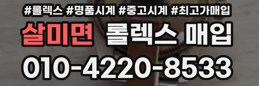 살미면 롤렉스 매입