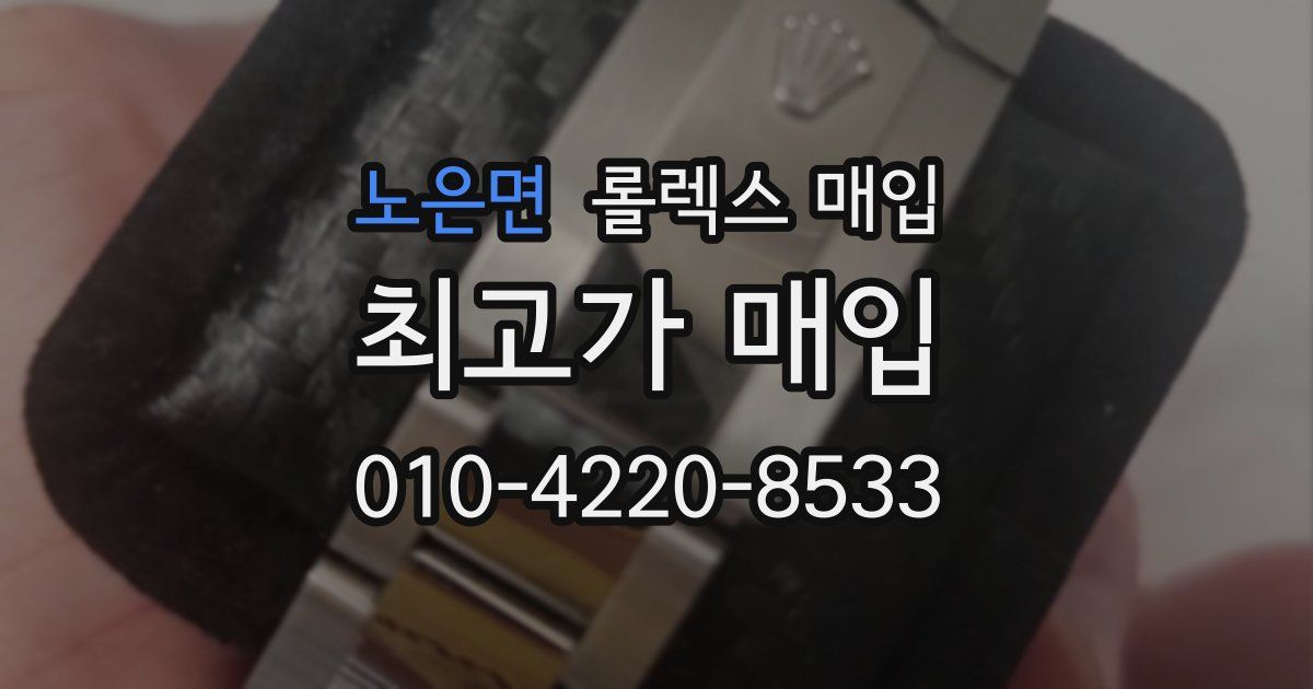 노은면 롤렉스 매입