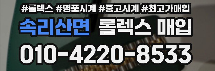 속리산면 롤렉스 매입