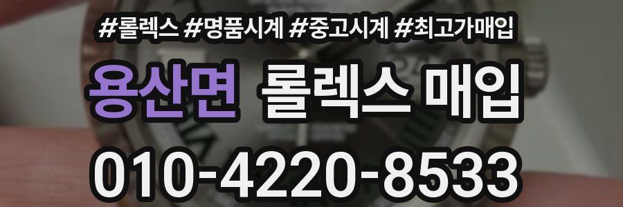 용산면 롤렉스 매입