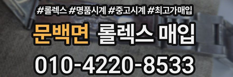문백면 롤렉스 매입