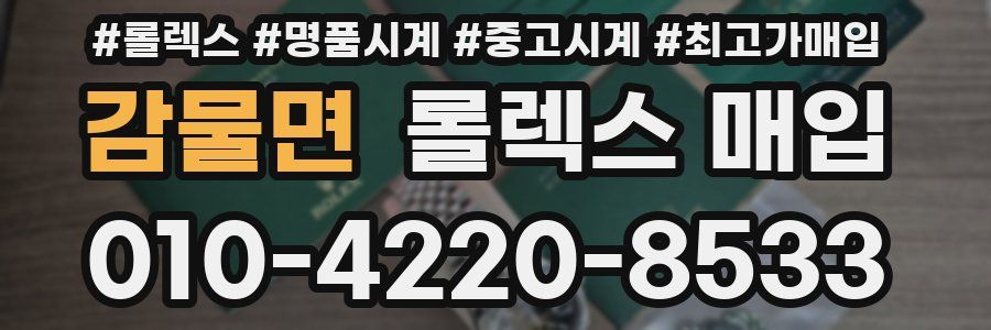 감물면 롤렉스 매입