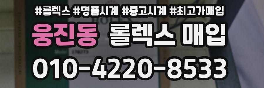 웅진동 롤렉스 매입