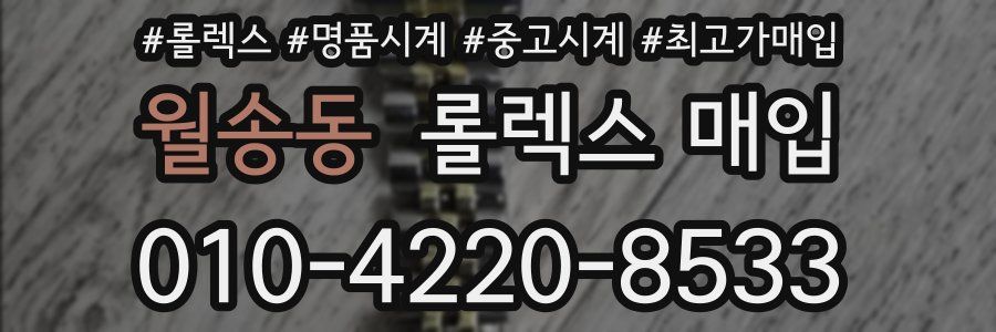 월송동 롤렉스 매입