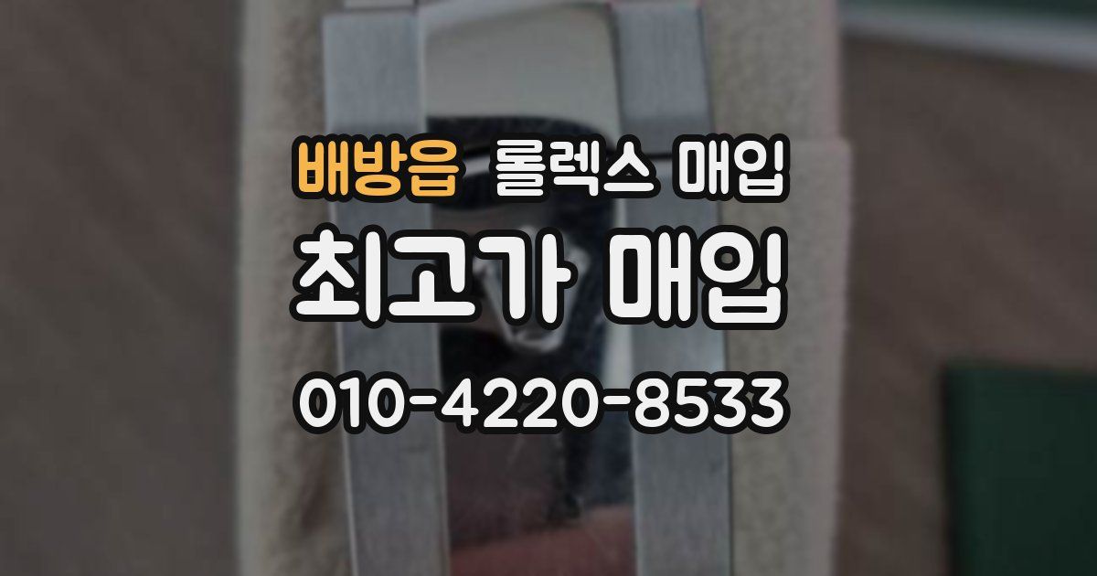 배방읍 롤렉스 매입