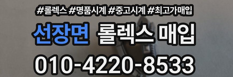 선장면 롤렉스 매입