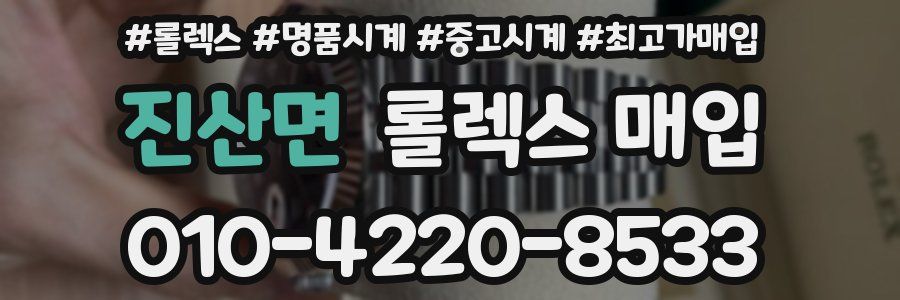 진산면 롤렉스 매입