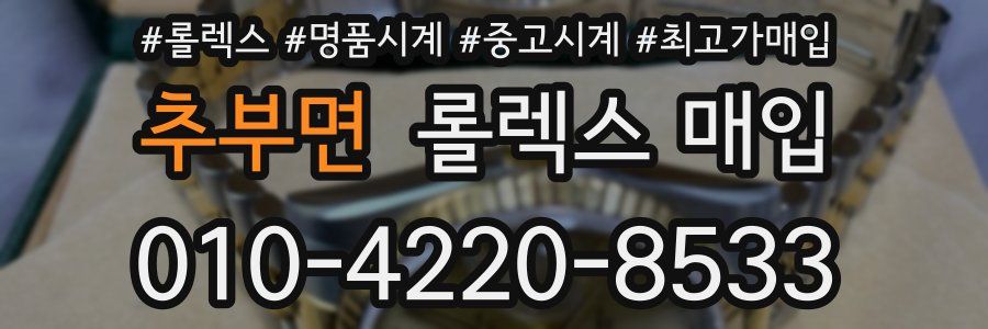 추부면 롤렉스 매입
