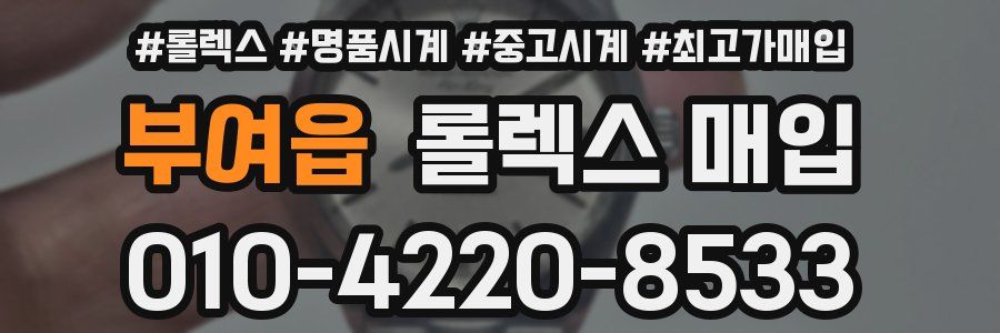 부여읍 롤렉스 매입