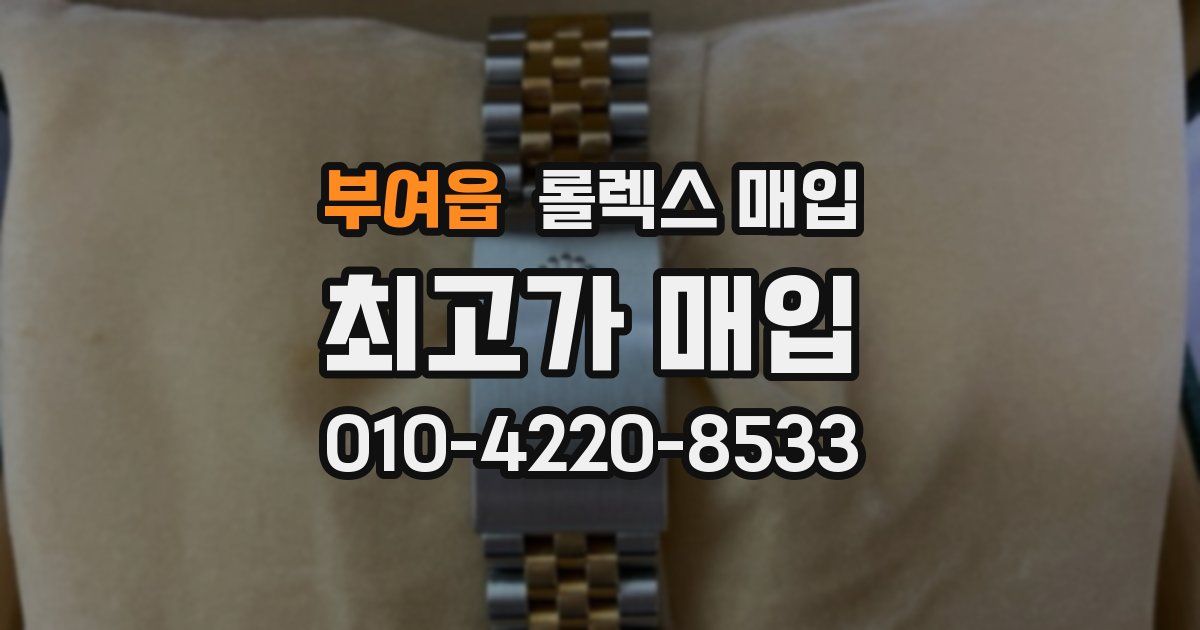 부여읍 롤렉스 매입