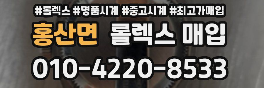 홍산면 롤렉스 매입