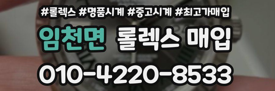 임천면 롤렉스 매입