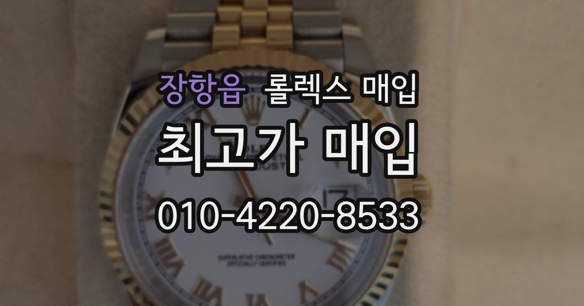 장항읍 롤렉스 매입