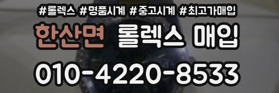 한산면 롤렉스 매입