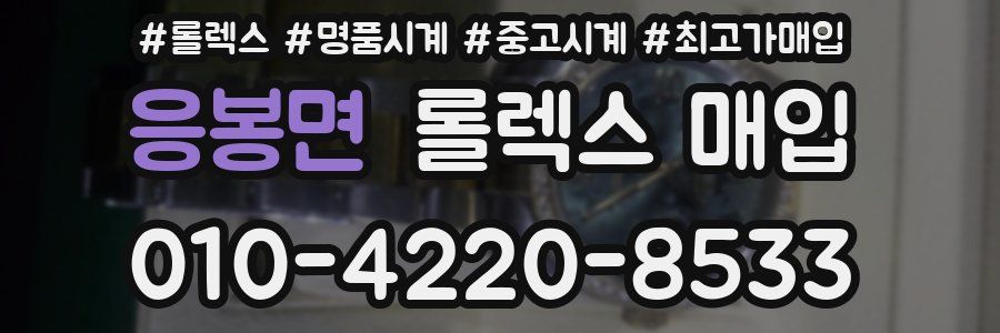 응봉면 롤렉스 매입