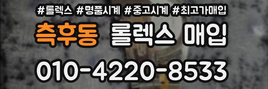 측후동 롤렉스 매입