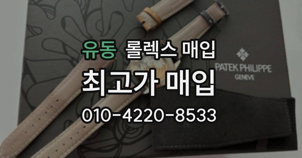 유동 롤렉스 매입