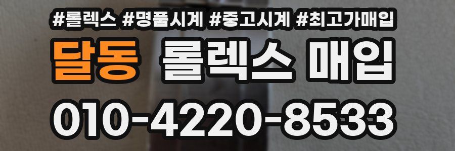달동 롤렉스 매입