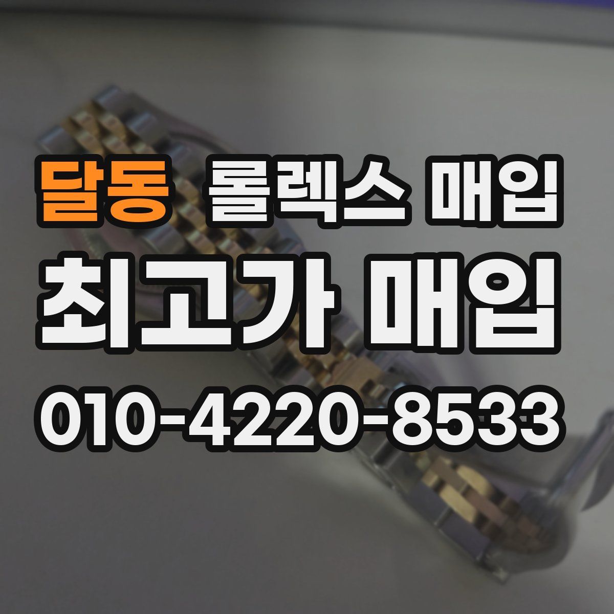 달동 롤렉스 매입
