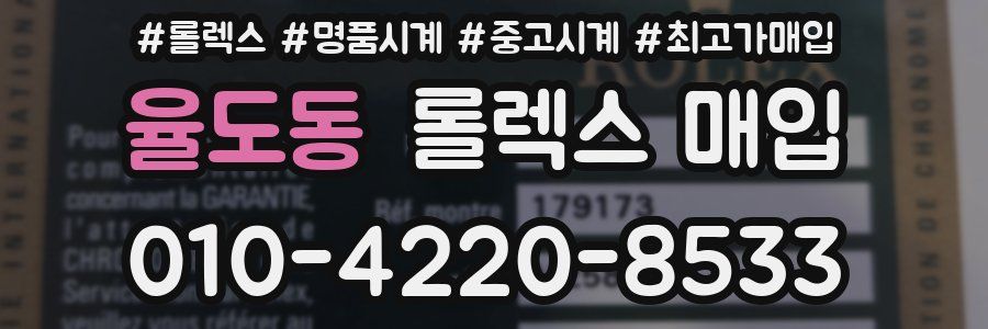 율도동 롤렉스 매입
