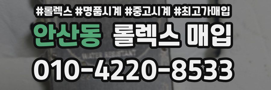 안산동 롤렉스 매입