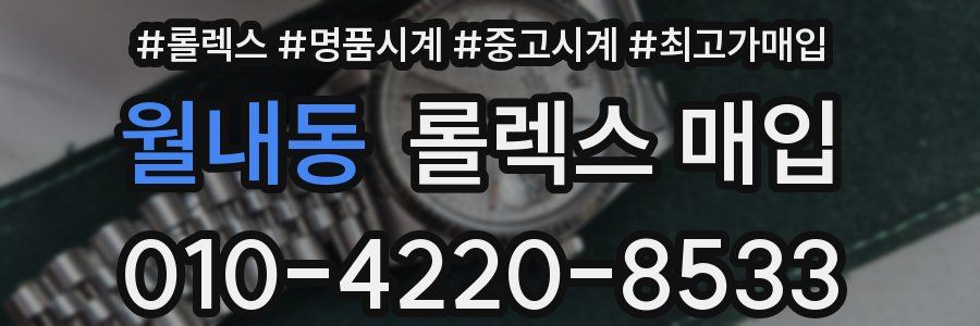 월내동 롤렉스 매입