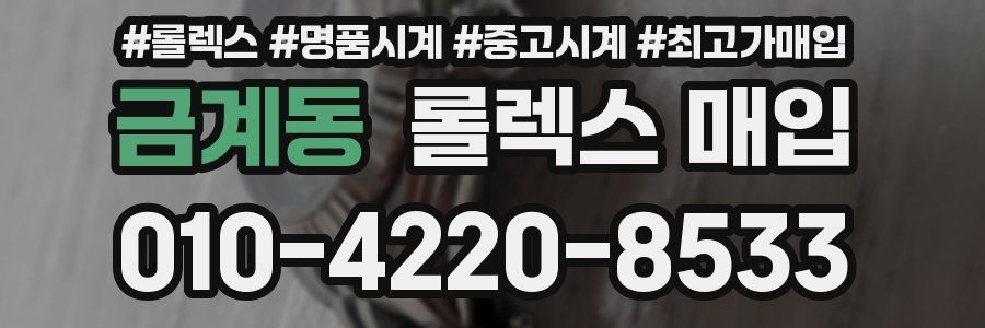 금계동 롤렉스 매입