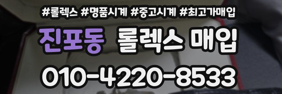 진포동 롤렉스 매입