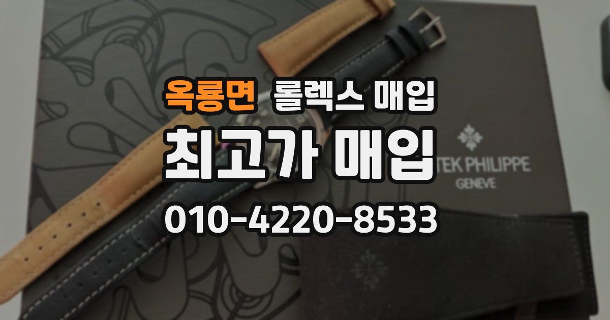 옥룡면 롤렉스 매입