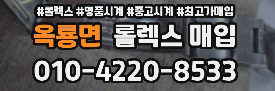 옥룡면 롤렉스 매입