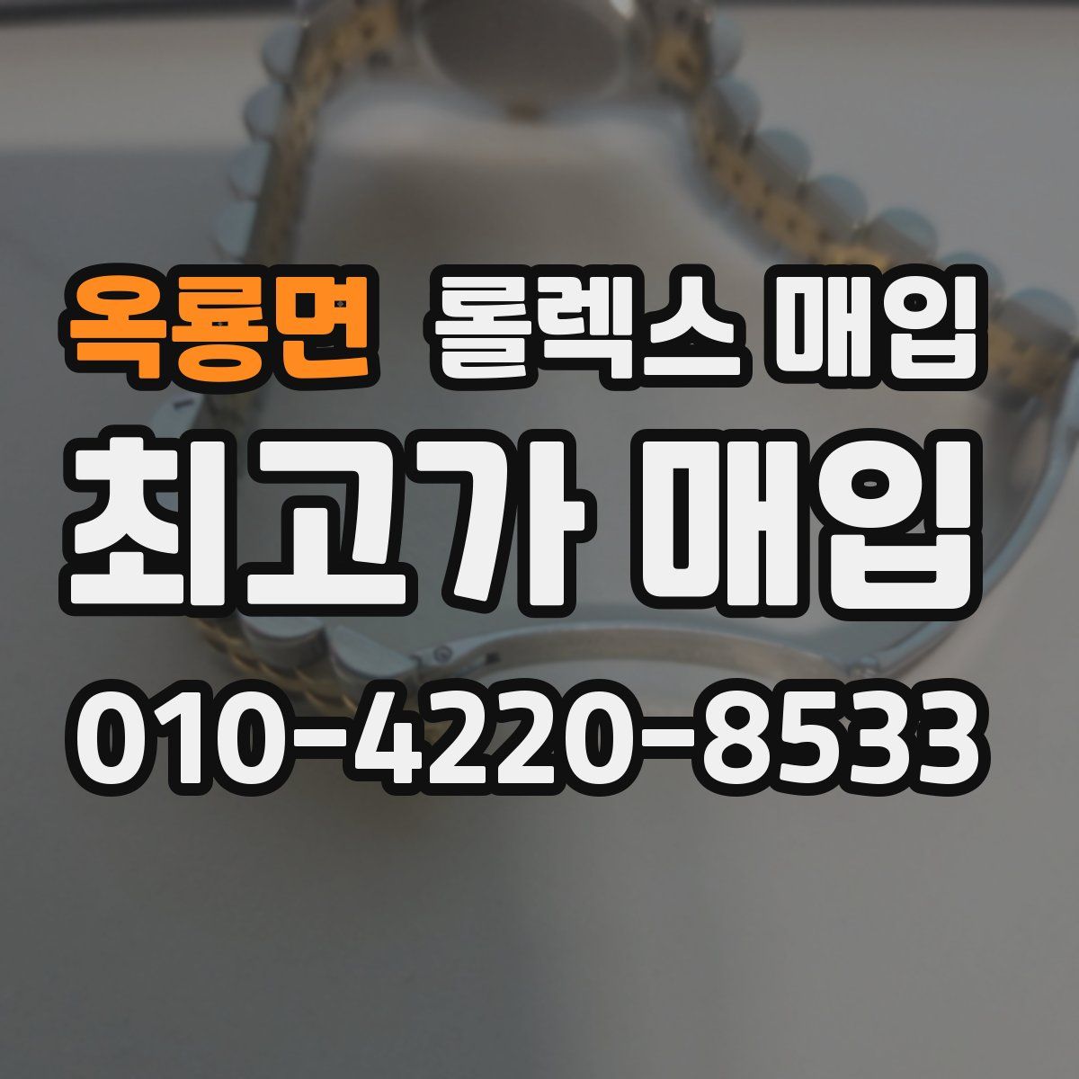 옥룡면 롤렉스 매입