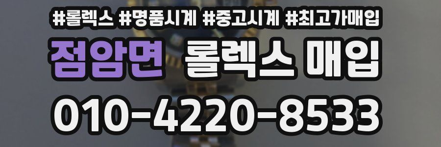 점암면 롤렉스 매입