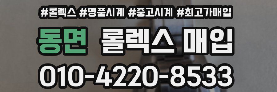동면 롤렉스 매입