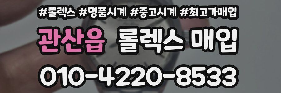 관산읍 롤렉스 매입