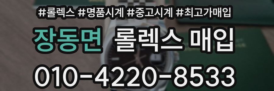 장동면 롤렉스 매입