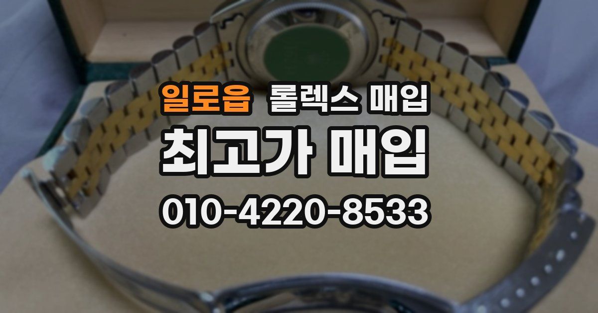 일로읍 롤렉스 매입