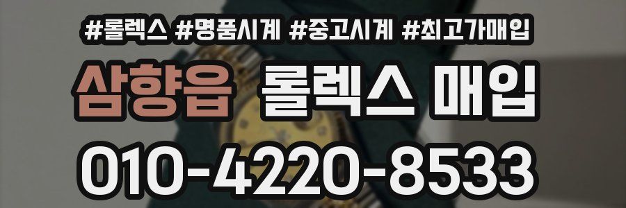 삼향읍 롤렉스 매입