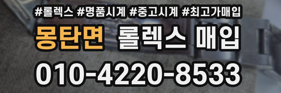 몽탄면 롤렉스 매입