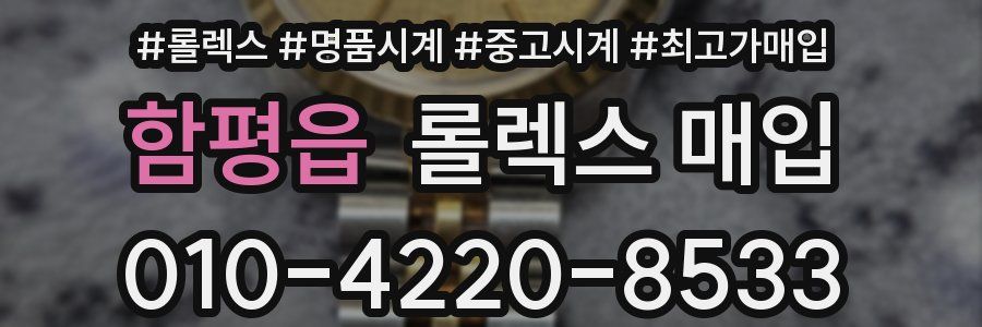 함평읍 롤렉스 매입