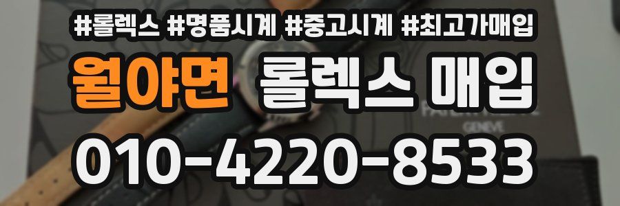 월야면 롤렉스 매입