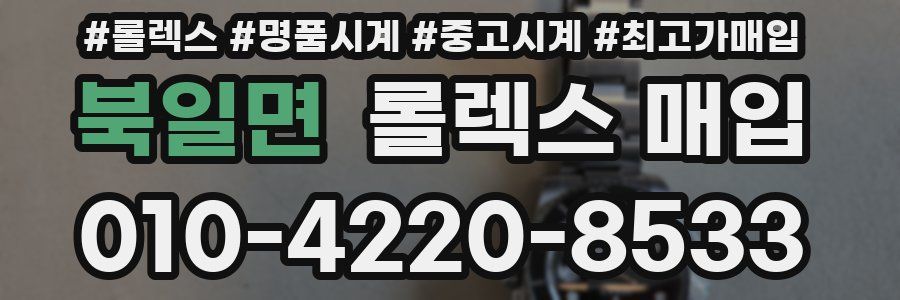 북일면 롤렉스 매입