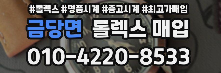 금당면 롤렉스 매입